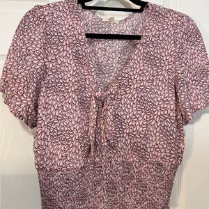 Mason & Belle Women's Shortsleeve Top Size Large
